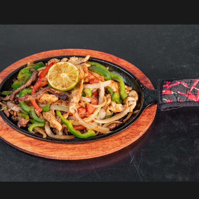 Steak & Chicken Fajitas.