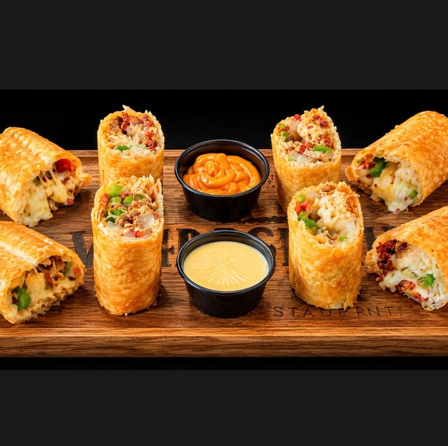Bacon Jalapeño Chimichangas.