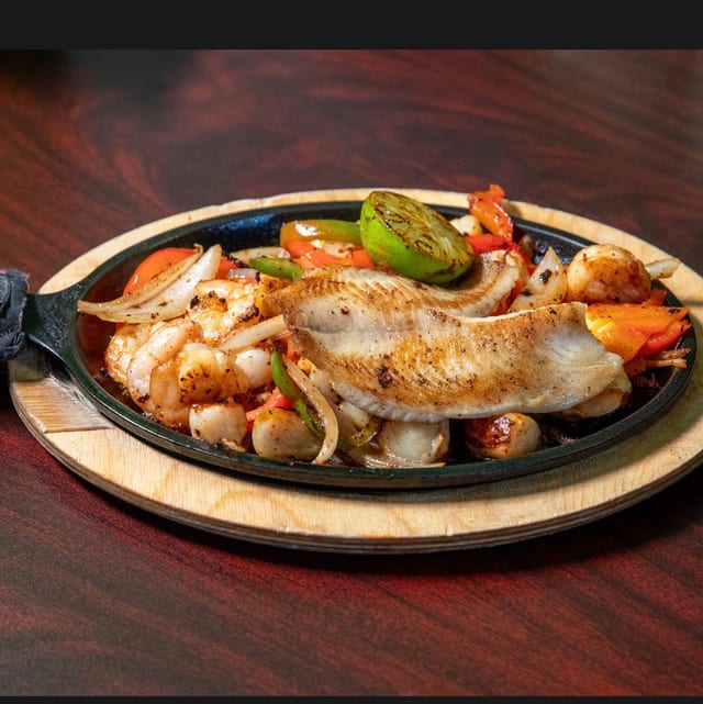 Seafood Fajitas.