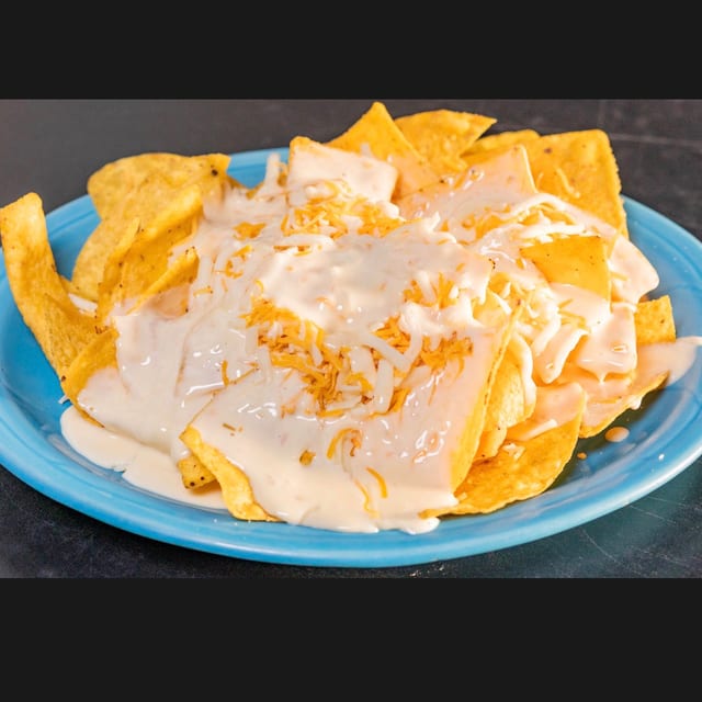 Cheesy Nachos.