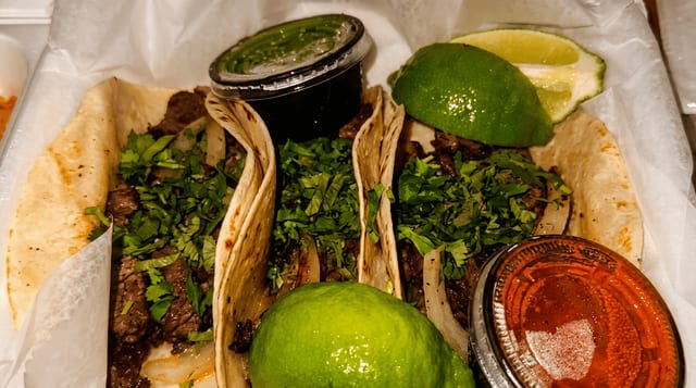 Tacos de Carne Asada.