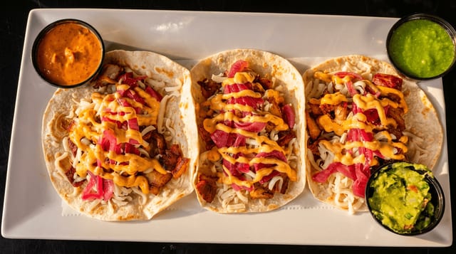 Pork Belly Tacos.