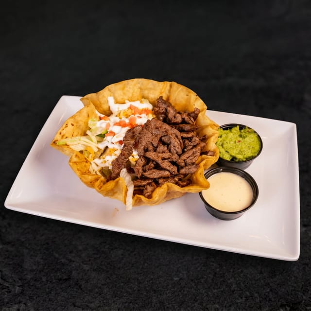 Steak Taco Salad.