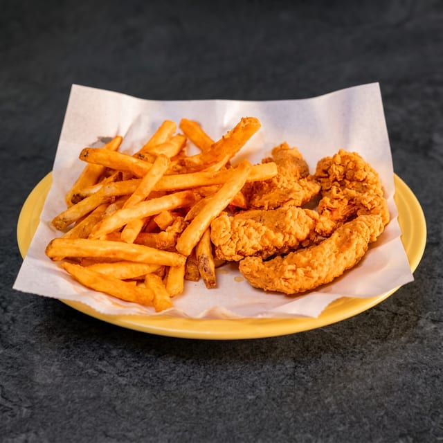 Chicken Tenders & French Fries.