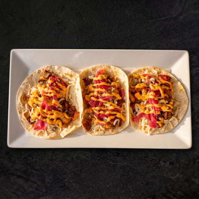 Pork Belly Tacos.