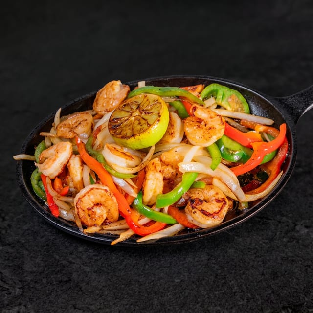 Shrimp Fajitas.