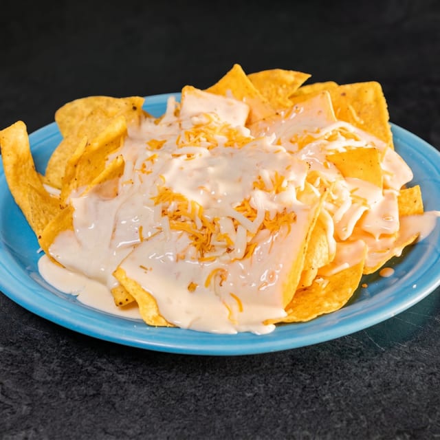 Cheesy Nachos.