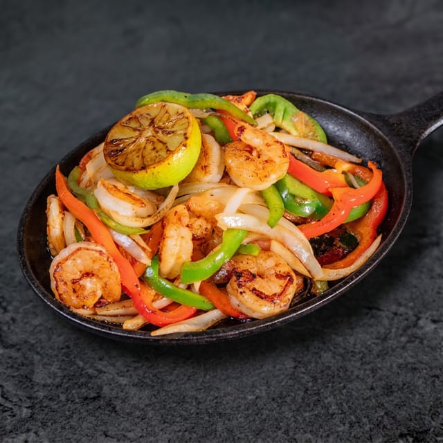 Shrimp Fajitas.