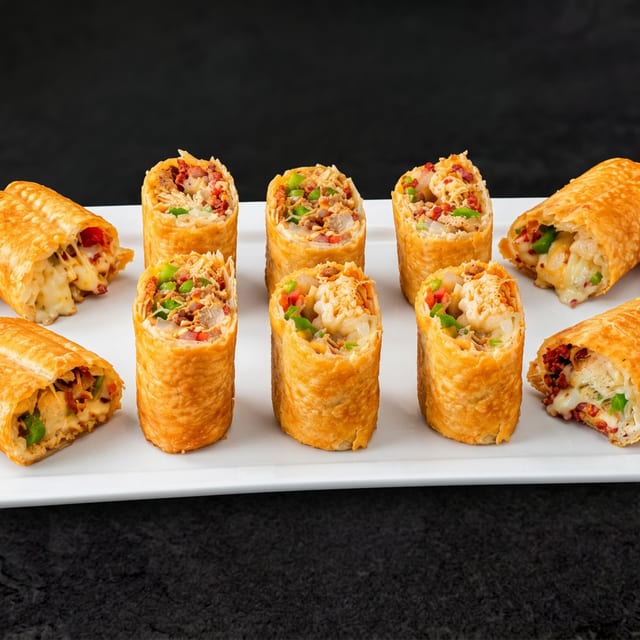 Bacon Jalapeño Chimichangas.